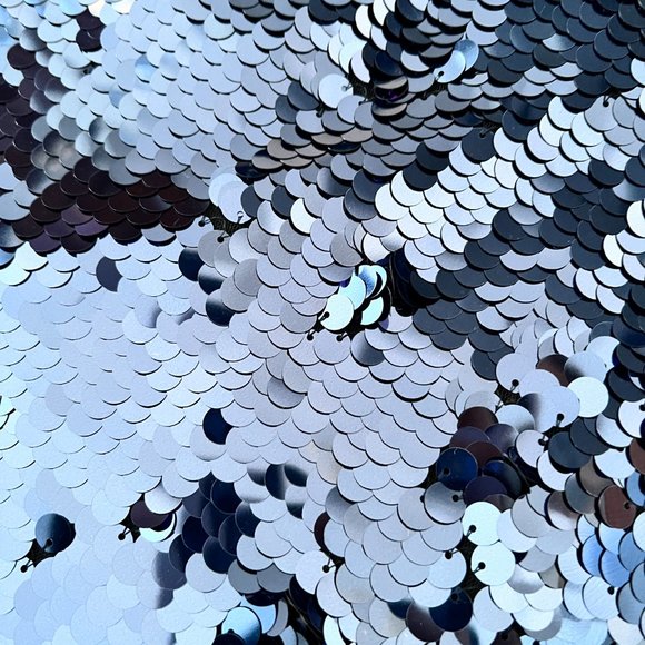 💙 NWT J Crew Collection Sequin Midi Skirt with Tie Belt Royal Navy Blue💙 - Picture 8 of 9